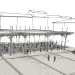 2012 - Concours pour la construction d'une halle place Taillade à Pierrelatte (Drôme)